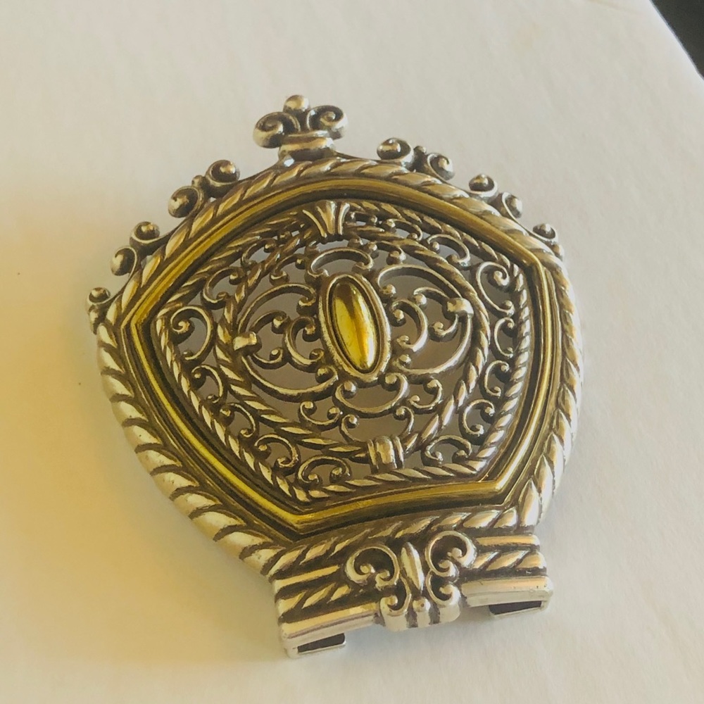 Huge Ornate Brighton Gold Silver Night Light Cover - Picture 3 of 11